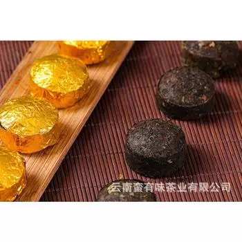 Юньнаньский чай Пуэр 15 # с клейким ароматом, маленький чай Туо, спелый чай, мини-чай Туо