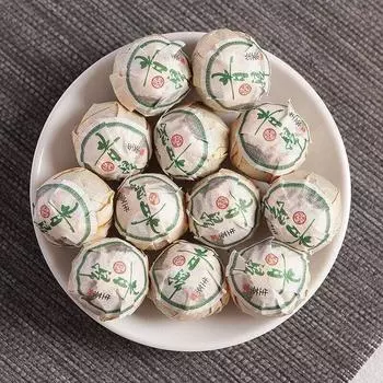 Юньнаньский чай пуэр Big Tree Raw Tea Dragon Ball Office Mini Xiaotuo 500 г