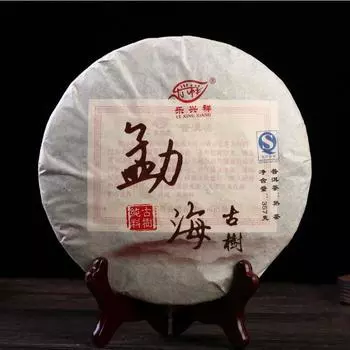 Юньнаньский чай Пуэр Мэнхай, чай с древним деревом, приготовленный чай, Пуэр, выдержанный чай, 357 г