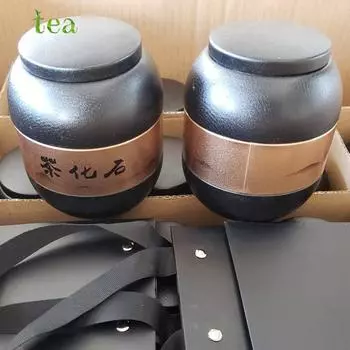 Юньнаньский чай Пуэр, Мэнхай, старый чай, приготовленный клейкий ароматный чай, ископаемое сломанное серебро, 500 граммов, баночный чай, подарок