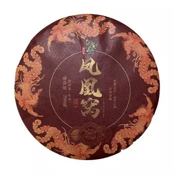 Юньнаньский чай Пуэр Сырой чай 200г Феникс Гнездо Пуэр Чай Сырой чайный торт