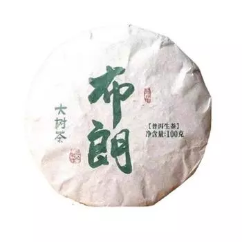 Юньнаньский чай Пуэр Сырой чай Мэнхай Коричневая гора 100 г Чай для торта Линлун 100G