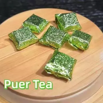 Юньнаньский чай Пуэр, высококачественный аромат жасмина, чайная паста Пуэр, сырой чай Пуэр 100g