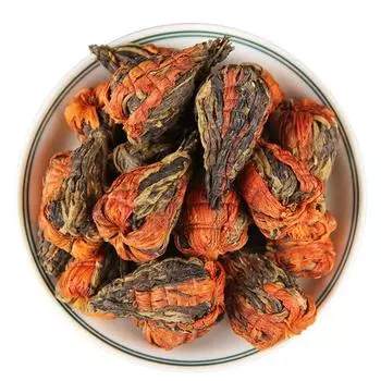 Юньнаньский черный китайский чай ручной работы Lily Pagoda Dianhong Fengqing черный китайский чай 100 г NOS