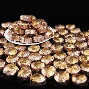 Юньнаньский выдержанный чай Шу Пуэр 2016 года, спелый мини-пуэр Туоча с хризантемой, 500 г