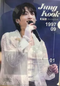 Jungkook Kook Goods Clear File Прозрачный JUNGKOOK 1 [Предмет]