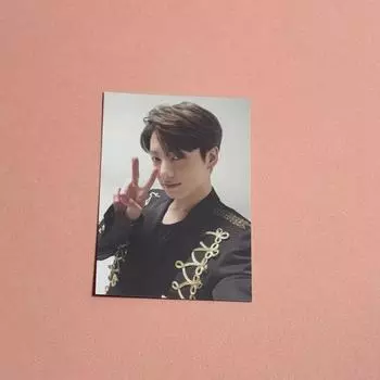 Jungkook Poka Japan Мемориальная бирка Фотооткрытка Bts Jungkok