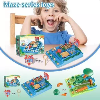 Jungle Adventure-, Ball Track Настольная игра, Развивающие игрушки Детские подарки One Size синий