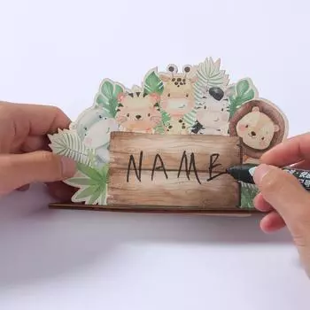 Jungle Animals Signature Stand Safari Birthday Party Decoration Wild One Birthday Party Supplies Jungle Theme Baby Shower Decor