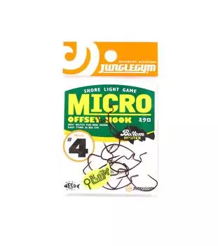 Jungle Gym J401 Микро офсетные червячные крючки красный размер 4 (0704)