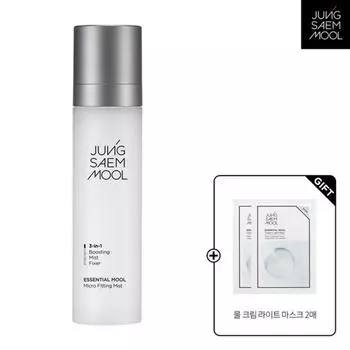 JUNGSAEMMOOL Essential Water Микро-спрей для макияжа 120 мл (2 бесплатных пакета масок), 120мл, 1 шт.
