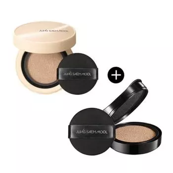 JUNGSAEMMOOL Skin Nuder Cover Layer Cushion 14 г оригинальный + сменный блок, светлый, 1 шт.