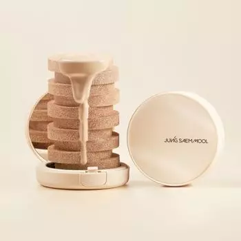 JUNGSAEMMOOL Skin Nuder Покрывающий слой-подушка (основной продукт + пополнение) [Main product + refill] Medium deep