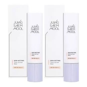 JUNGSAEMMOOL Skin Setting Tone-Up Sun Base 40 мл 1+1 Осветляющий тонирующий крем для тусклой кожи, 2 шт.