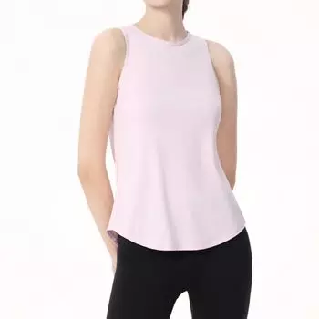 Юнна Летний Быстросохнущий Жилет для Йоги Без Рукавов Повседневный Топ для Бега Женский Сетчатая Спина Дышащая Одежда для Тренировок Pink XL