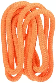 Юношеская цветная полиэстеровая скакалка SASAKI для художественной гимнастики оранжевого цвета MJ-240