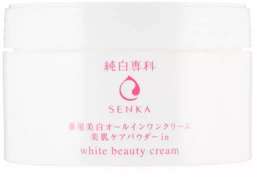 Junpaku Senka Medicated Pure White Cream 100g No-makeup All-in-One (Quasi-drug)