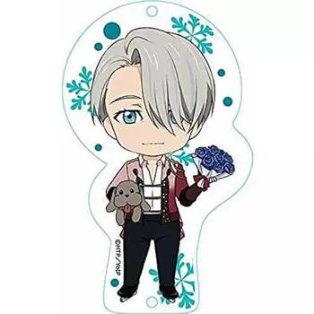 Юри!!! На льду Nendo Plus Акриловый брелок (Виктор Никиф)
