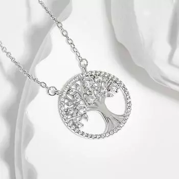 Юридическое ожерелье Женское убеждение Полое Ожерелье Природа Древо Жизни