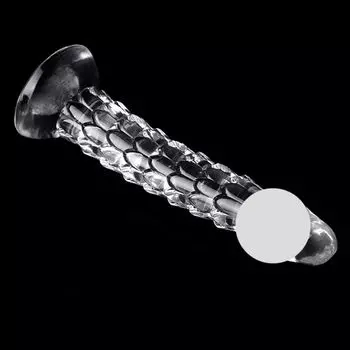 Юрика Анальная пробка Прозрачный дилдо Мягкий анальный дилдо на присоске для женщин Силиконовый толстый дилдо Анальное расширение Бугристая анальная пробка Безболезненный анальный