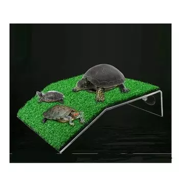 Юрика плавающая амфибия плавающая присоска черепаха для игры черепаха искусственный регулируемый легкий лазающий аквариум остров для разведения черепах,