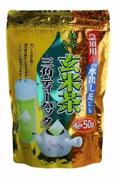Juroen Genmaicha с чаем матча треугольные пакетики 50 пакетиков x 3 пакетика