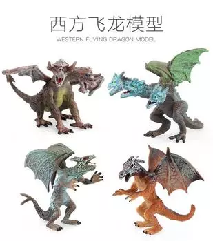 Юрский мир динозавров Симуляция Животное Мутант Warcraft Фэйлун, Статичное Западное Мифическое Существо Орнамент Фабрика-источник