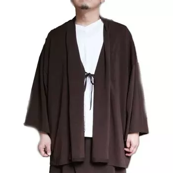 Юрури Хаори Японский Современный Повседневный Современный Японский Платье Кардиган Мужчины Женщины Японский Дизайн Сева Ретро Юката Японский Узор Японский Стиль коричневый