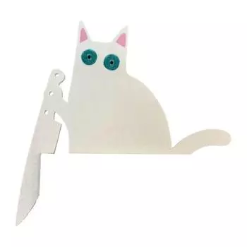 Юшэн Черный Кот Навершие на дверь Деревянная дверная рама Украшение кошки Украшение угла двери на Хэллоуин для подарков любителю кошек Декор двери дома