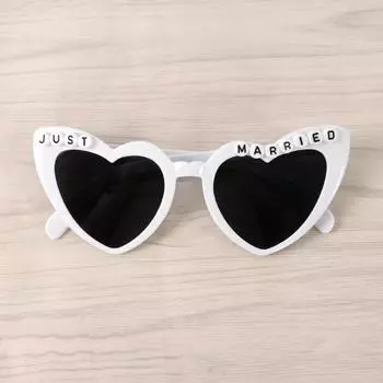 Just Married Sunglasses Team Bride To Be Heart Glasses Wedding Bridal Shower Decoration Bridesmaid Gifts Bachelorette Party