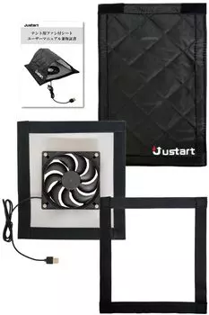 Justart Tent Ventilation Fan 12 см Сиденье с вентилятором Съемная липучка DIY 3 шт. Дождевик с вентилятором Инструкции по установке и