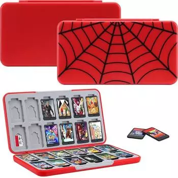 Jusy Switch Soft Case 24 Pieces Game Card Storage Case Switch Micro SD 24 Pieces Одновременное Хранение Игровых Карт Ящик Для Хранения Ударопрочный Портативный