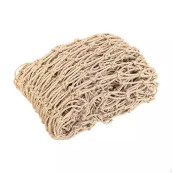 Jute Climbing Net Garden Trellis Netting Creative Rustic Decor Protective Hemp Rope Tool for Width 1m