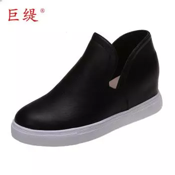 Juti spot perennial model, spring, summer and autumn 2025 new single shoes, foreign trade large size wedge heel women s casual single shoes 35