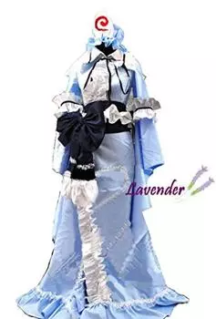 Ююко Сайгёдзи Косплей Костюм Событие Костюм Хэллоуин Рождество Культурный Фестиваль Женщины LL [Готовая поставка] [Лаванда]