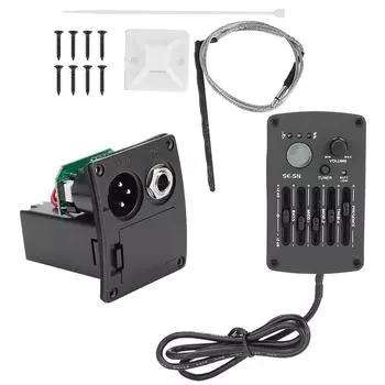 ЮВ?5N 5-полосный эквалайзер-тюнер для акустической гитары, музыкальный инструмент, набор аксессуаров