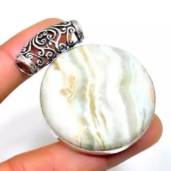 Ювелирная подвеска ручной работы из драгоценного камня императорской яшмы с серебряным покрытием 925 пробы 1,89 дюйма 1.89 красный