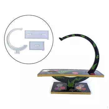 Ювелирная витрина, модель, подставка для сережек, поднос для художественных ремесел, литье из эпоксидной смолы для