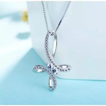 Ювелирное изделие из стерлингового серебра 925 пробы, подвеска в виде клевера в корейском стиле Мори, изящное украшение из стерлингового серебра 925