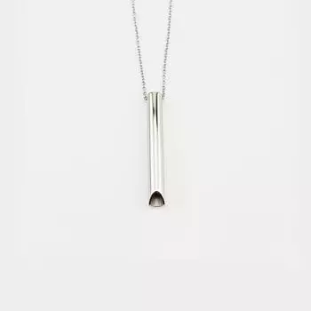 Ювелирное изделие из титановой стали с золотым покрытием, свисток, кулон для снятия тревоги, для медитации и осознанности, ожерелье для регуляции дыхания