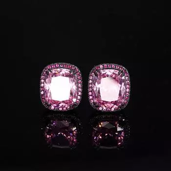 Ювелирное изделие Медное дно Позолоченное Имитация Птичьего Гнезда Огранка Сухое Розовое Черное Золото Женское 15 * 20