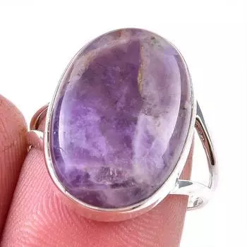 Ювелирное кольцо из чистого серебра 925 пробы с натуральным камнем Тиффани S.8 G3t16