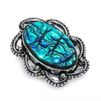 Ювелирное кольцо из натурального дихроичного стекла, ювелирное кольцо из стерлингового серебра 925 пробы, размер 7 i8V11