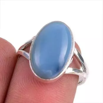 Ювелирное кольцо из натурального стерлингового серебра 925 пробы с натуральным опалом Owyhee, размер 7 Y5D29