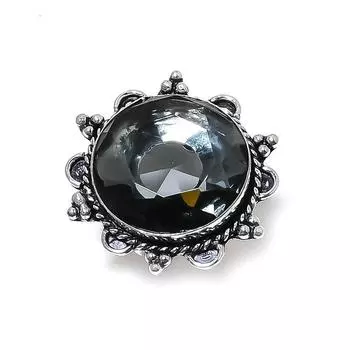 Ювелирное кольцо из стерлингового серебра 925 пробы с натуральным александритовым кварцем, размер 7 y7c29