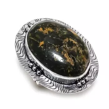 Ювелирное кольцо из стерлингового серебра 925 пробы с натуральным драгоценным камнем Sonora Sunrise, размер 7 W2U77