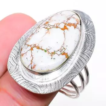 Ювелирное кольцо из стерлингового серебра 925 пробы с драгоценным камнем «Дикая лошадь» ручной работы 9 d1G41 9 коричневый