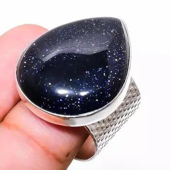 Ювелирное кольцо из стерлингового серебра 925 пробы с фиолетовым солнечным камнем, размер 7,5 Q1e41 7.5 фиолетовый