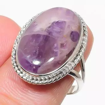 Ювелирное кольцо из стерлингового серебра 925 пробы с натуральным камнем Тиффани S.9 D6u80