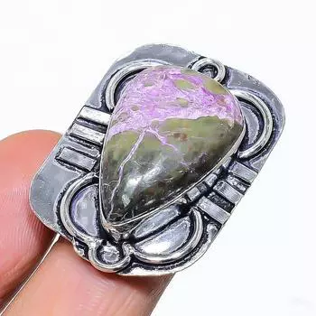 Ювелирное кольцо из стерлингового серебра 925 пробы с натуральным драгоценным камнем ручной работы, размер 7 p3z85